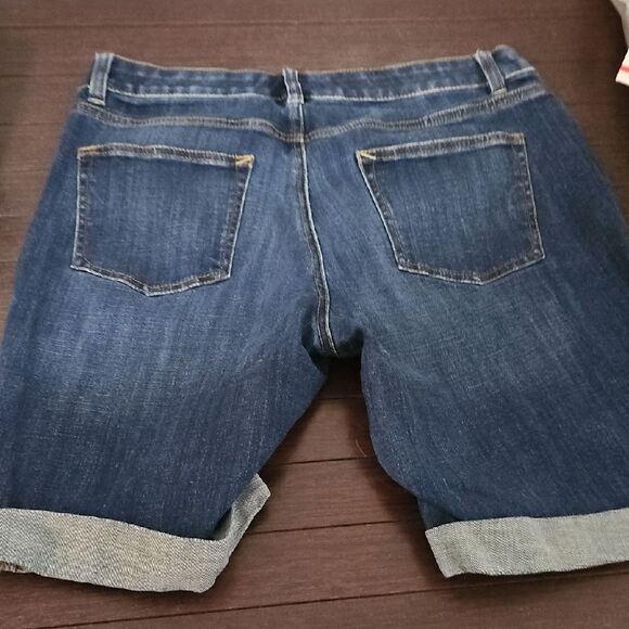 Talbots Dark Blue Jean Shorts - Picture 5 of 5